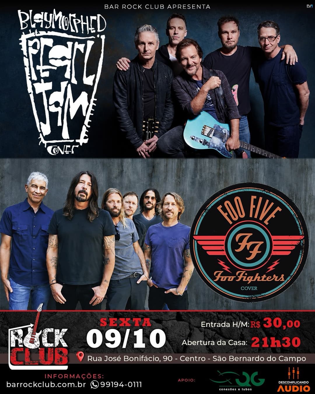 Flyer de Foo Five e Blaymorphed