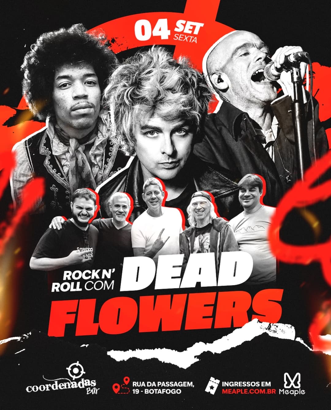 Flyer de Dead Flowers
