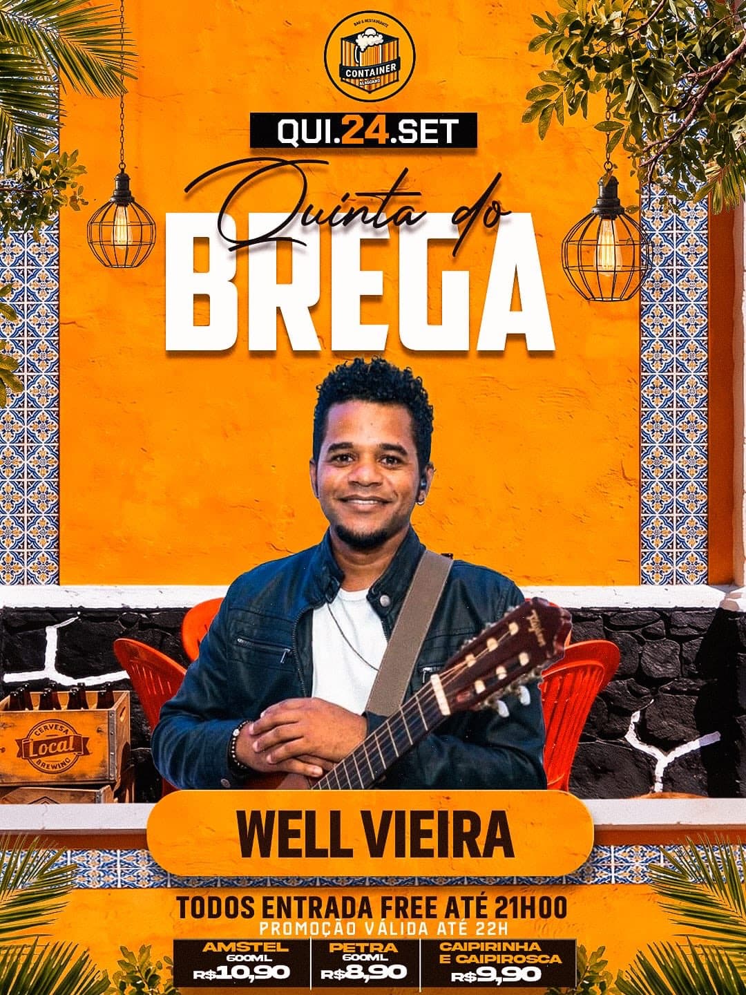 Flyer de Well Vieira