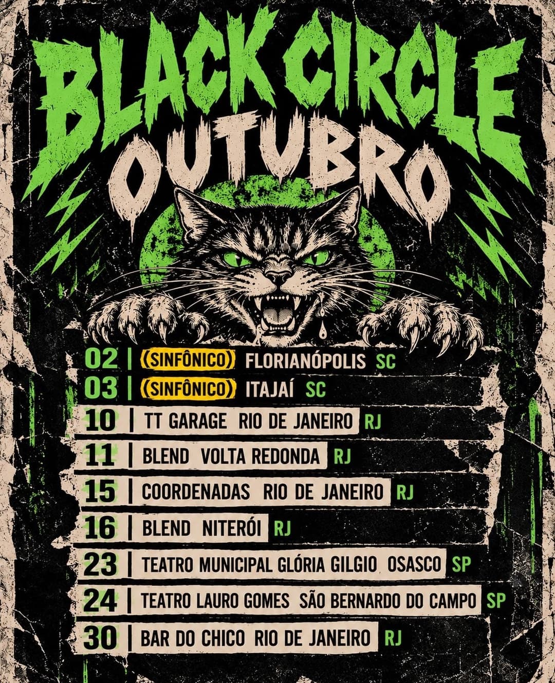 Flyer de Black Circle