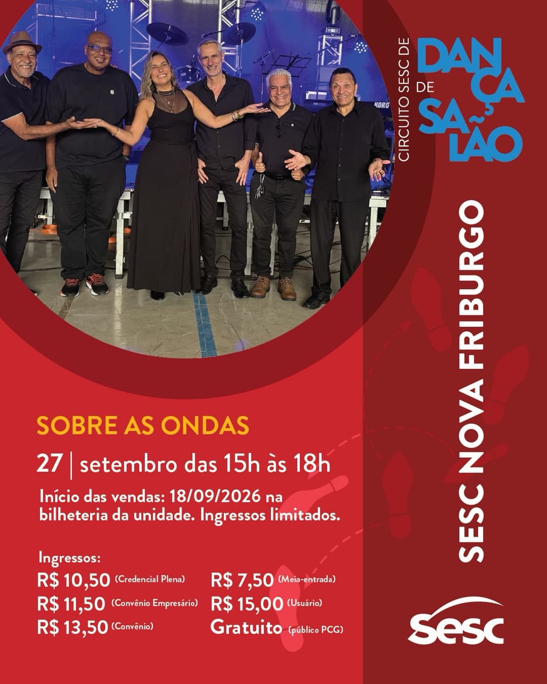 Flyer de Sobre as Ondas