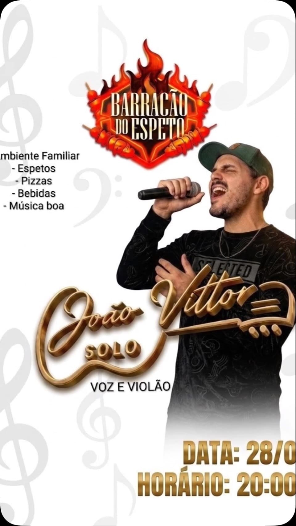 Flyer de João Vítor