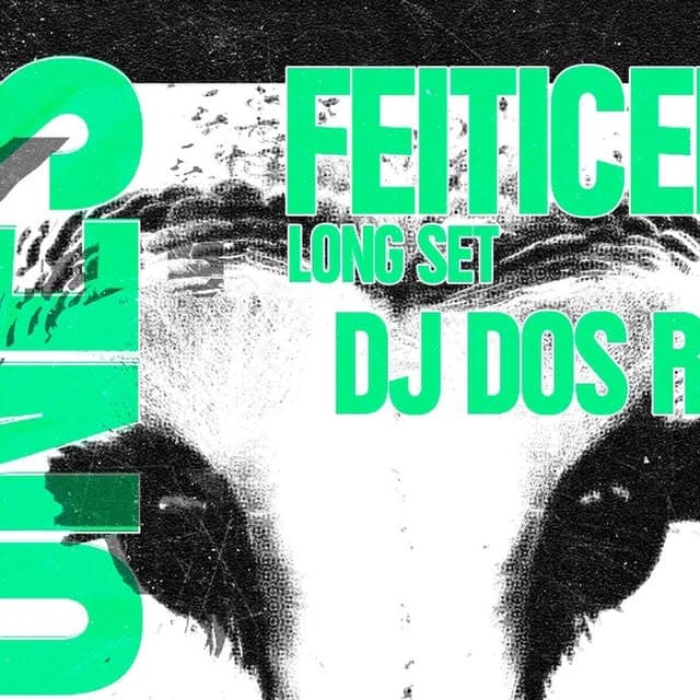 Flyer de Feiticeira e DJ dos Reis