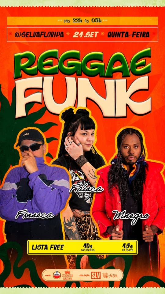 Flyer de M Negro, Fxnseca e faisca