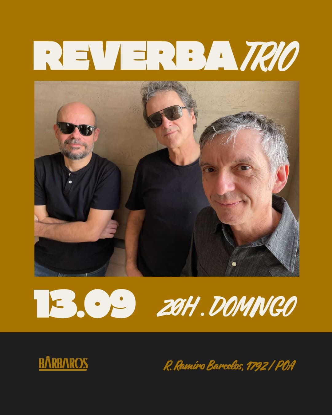Flyer de Reverba Trio