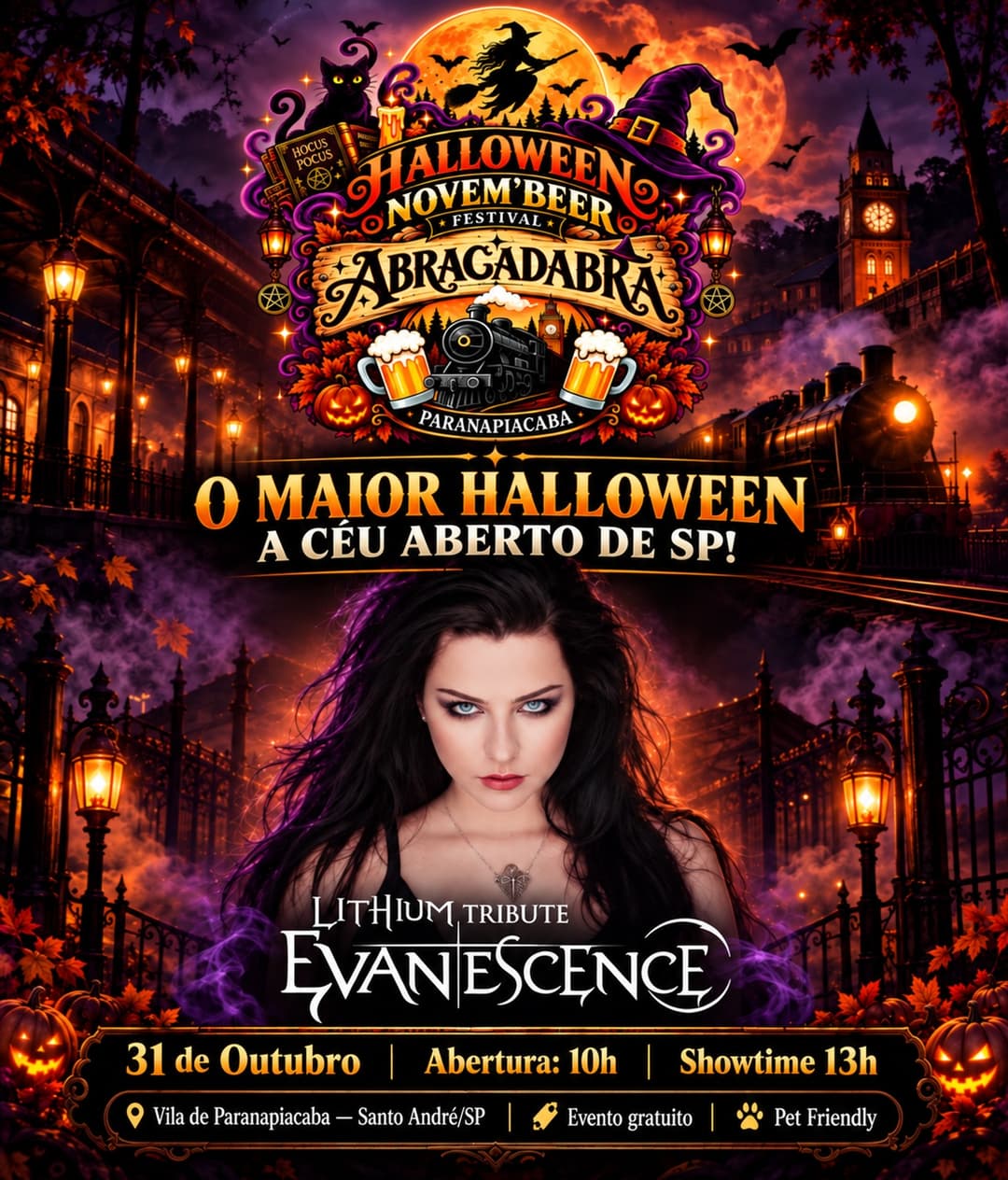 Flyer de Lithium, Bigmouth e Ghosts