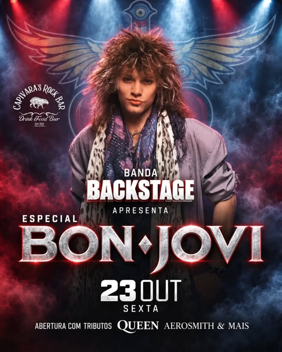 Flyer de Banda Backstage