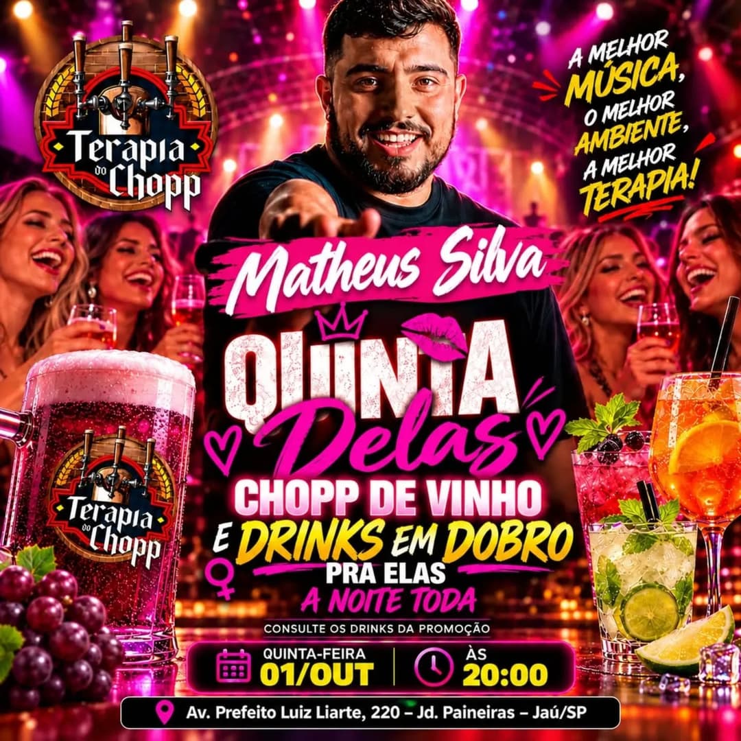 Flyer de Matheus Silva