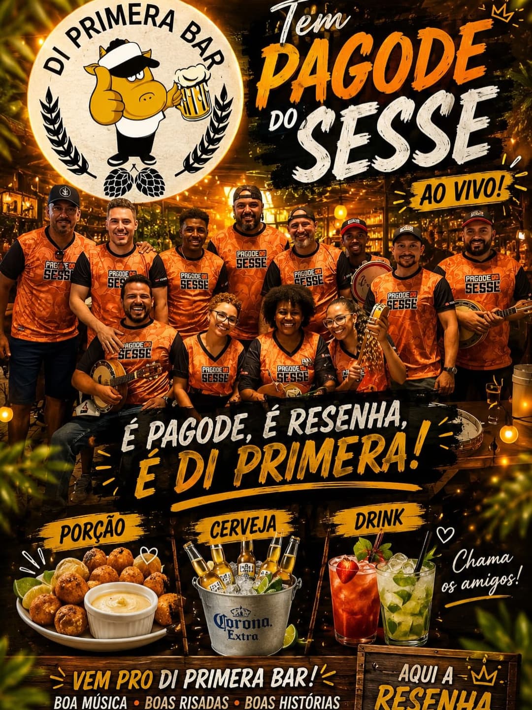 Flyer de Pagode dos Esse
