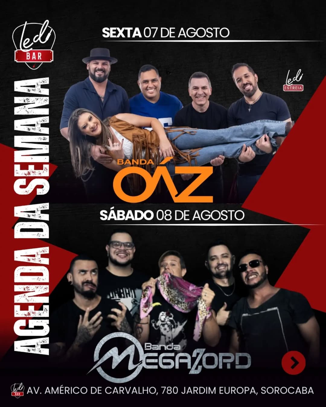 Flyer de Banda Megazord