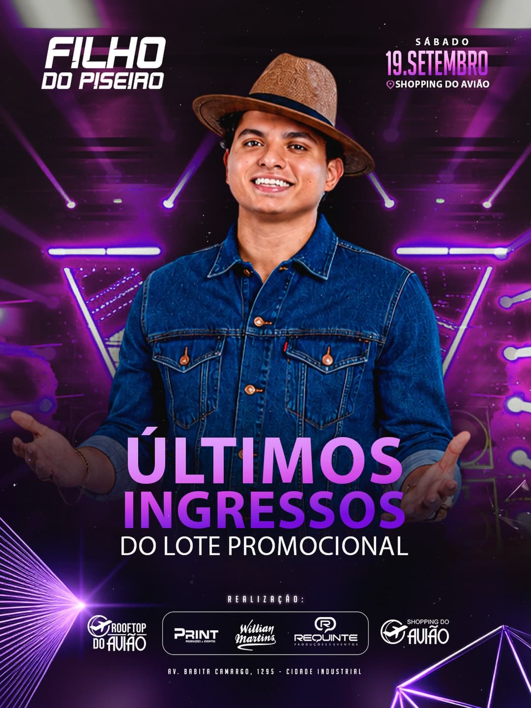 Flyer de Filho do Piseiro