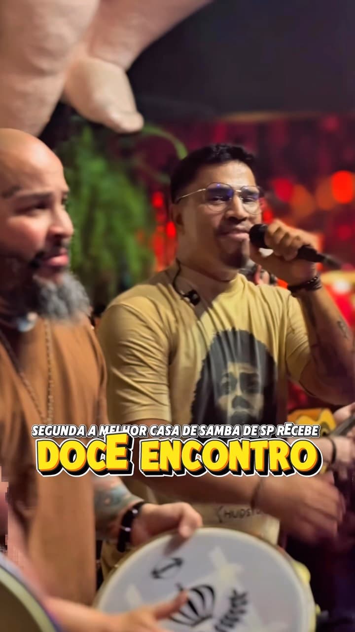 Flyer de Doce Encontro e Gui Taliatti