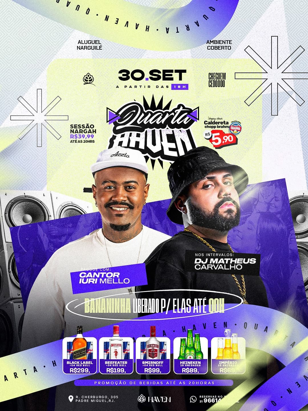 Flyer de Iuri Mello