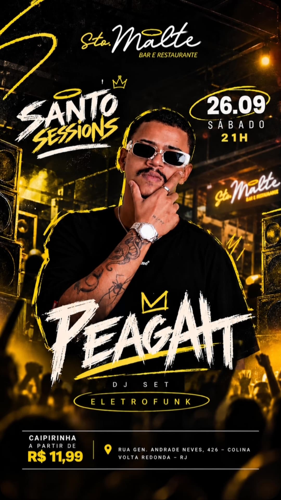 Flyer de Pedro Henrique PEAGAH