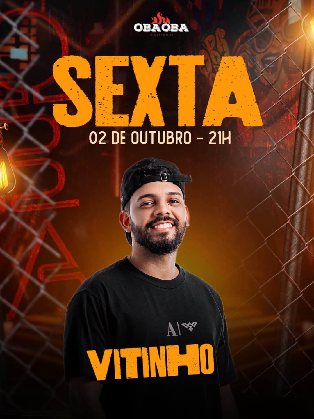 Flyer de Vitinho