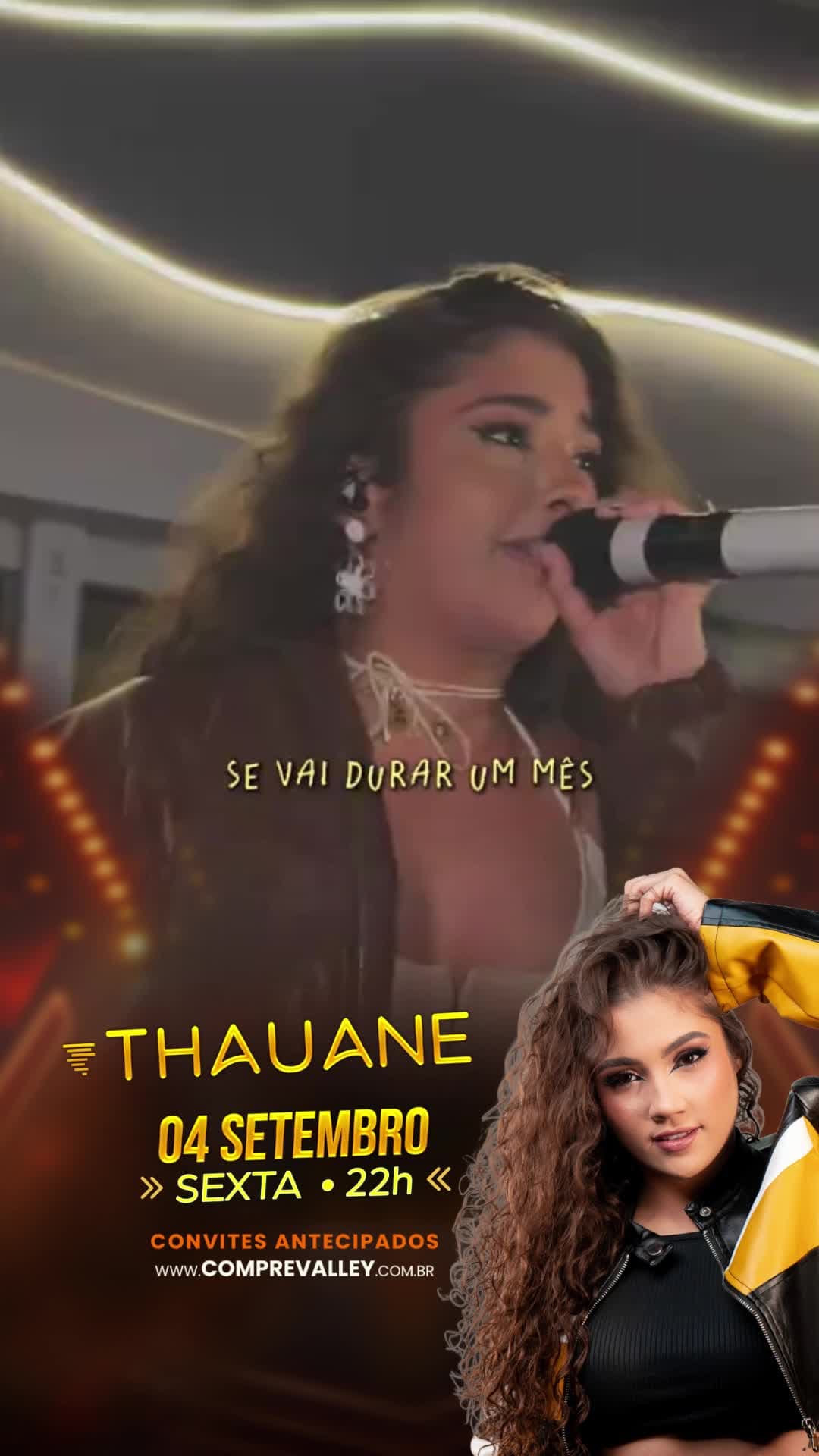 Flyer de Thauane