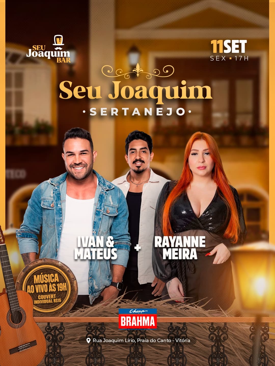 Flyer de Ivan & Mateus e Rayanne Meira
