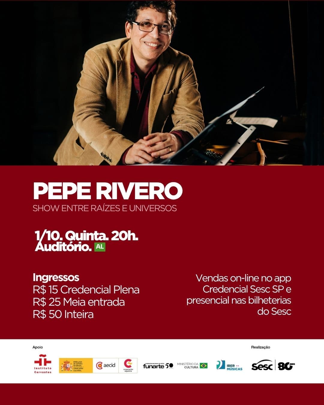 Flyer de Pepe Rivero