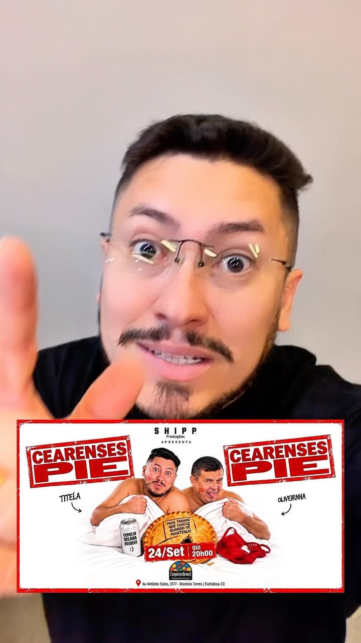 Flyer de Cearenses Pie, Titela e Oliveirinha