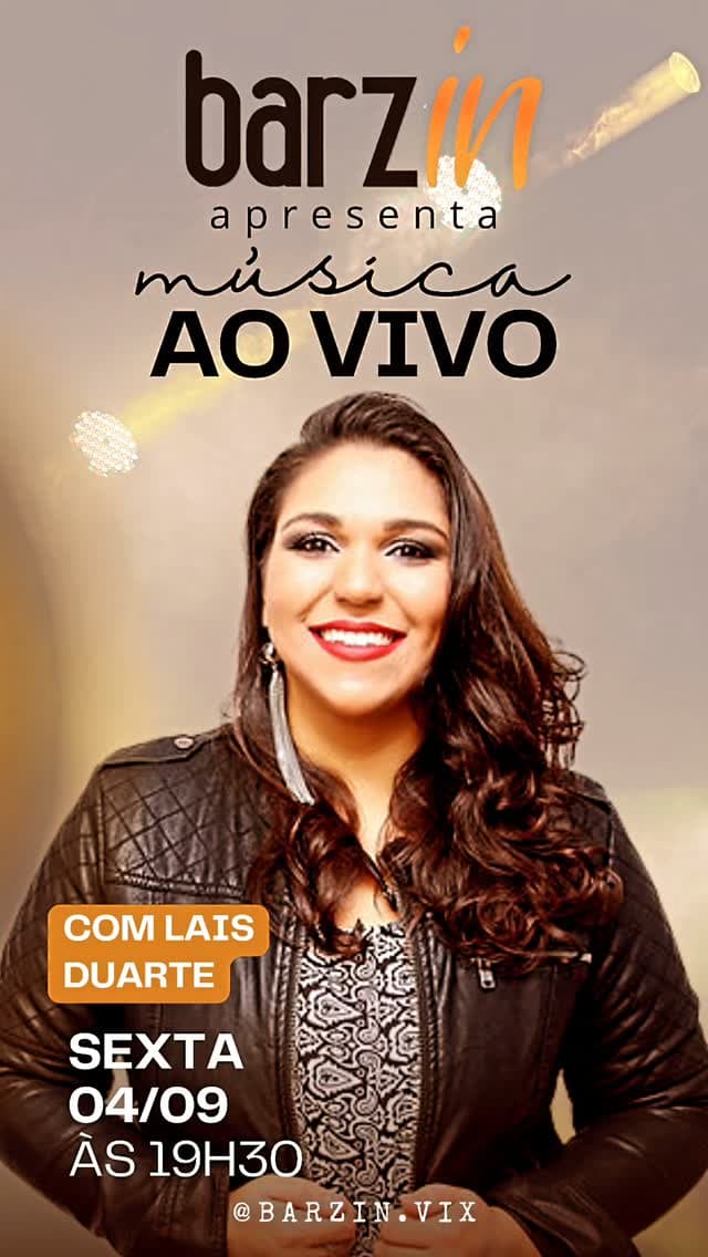 Flyer de Lais Duarte