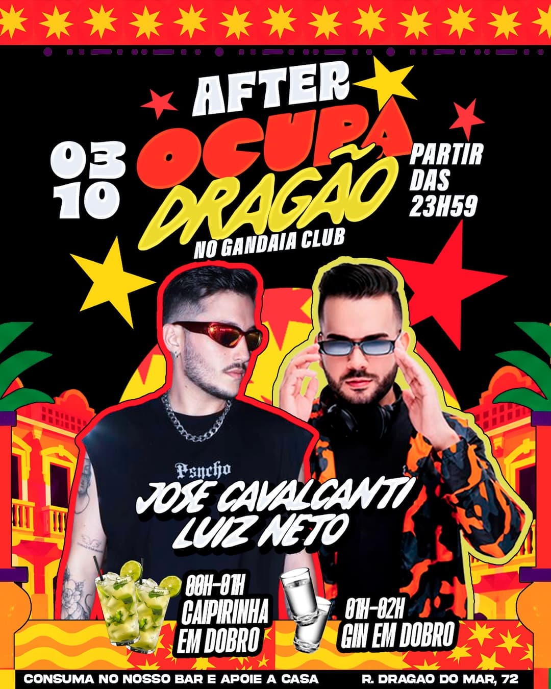 Flyer de Luiz Neto e Cavall Cant