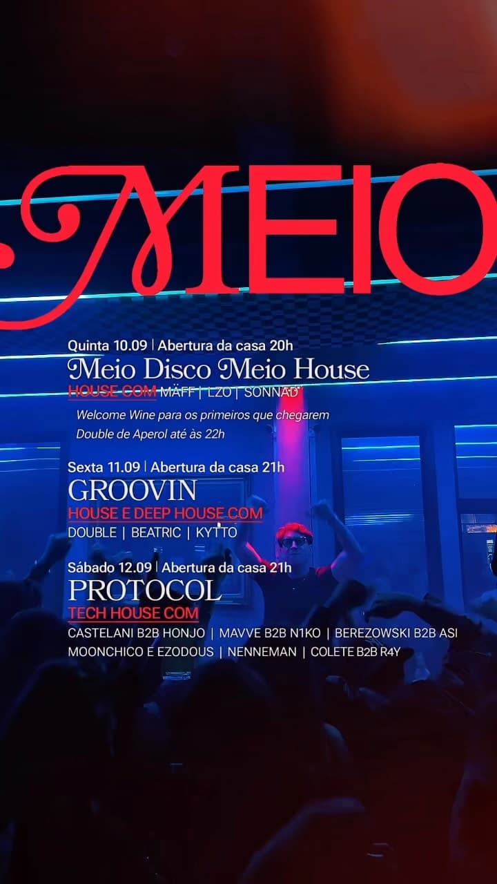 Flyer de CASTELANI B2B HONJO, MAVVE B2B NIKO e mais 5 artistas