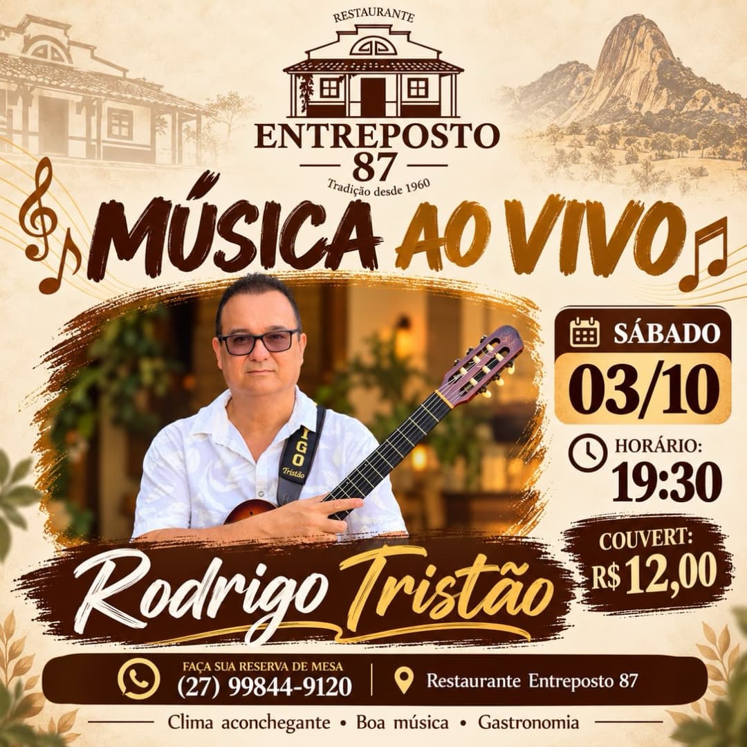 Flyer de Rodrigo Tristão