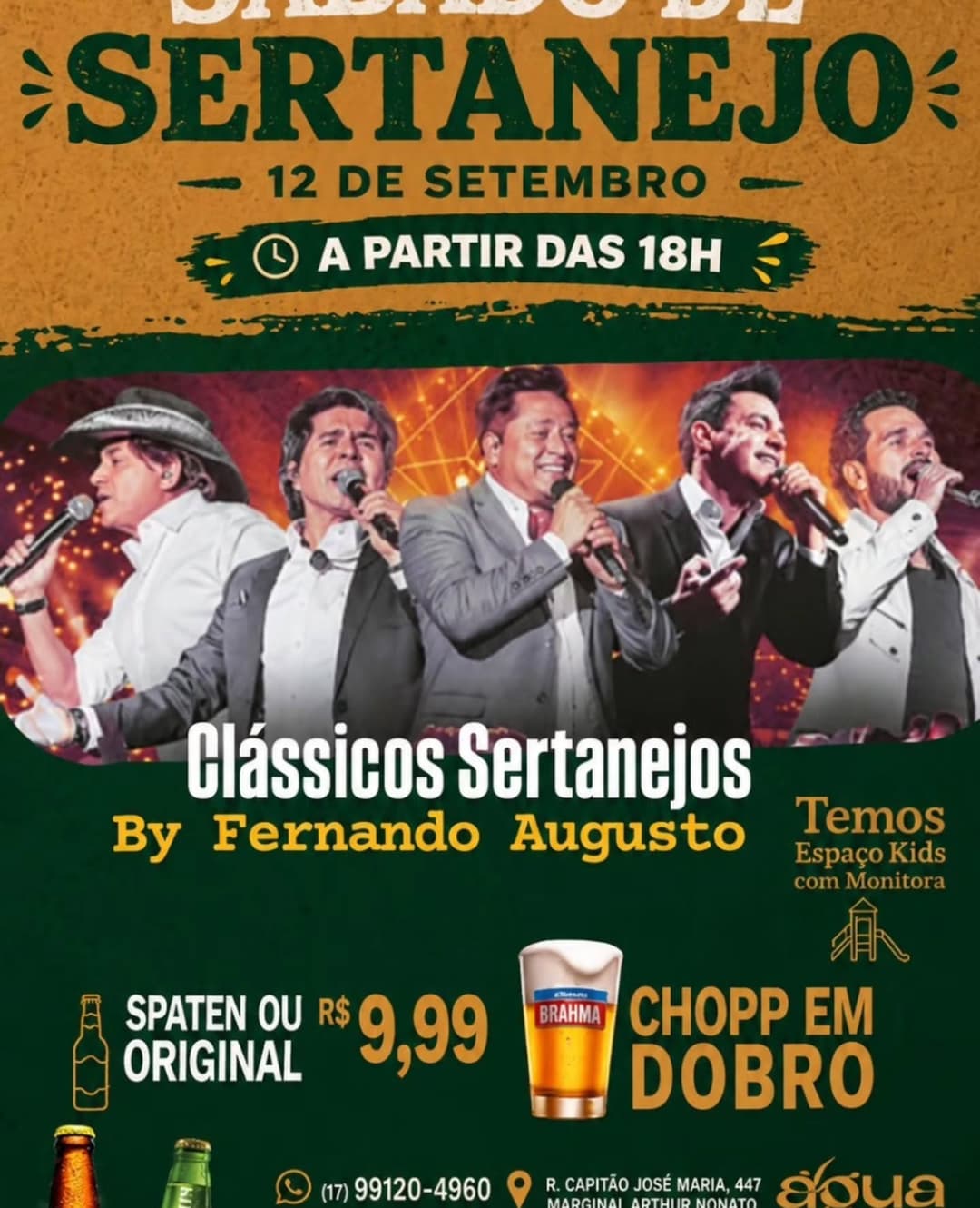 Flyer de Fernando Augusto