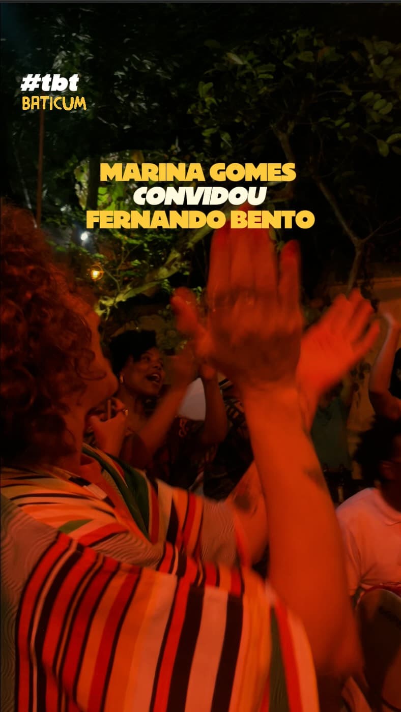 Flyer de Marina Gomes e Fernando Bento