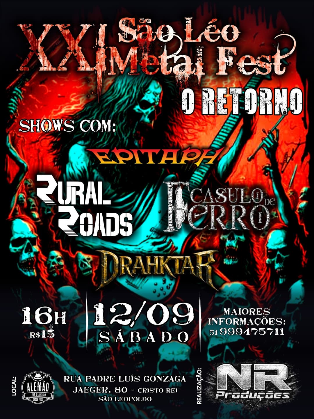 Flyer de Drahktar, Rural Roads, Epithaph e Casulo de Ferro