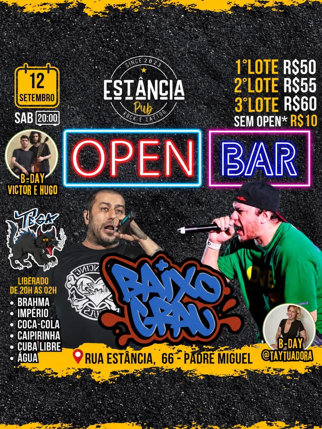 Flyer de Baixo Grau