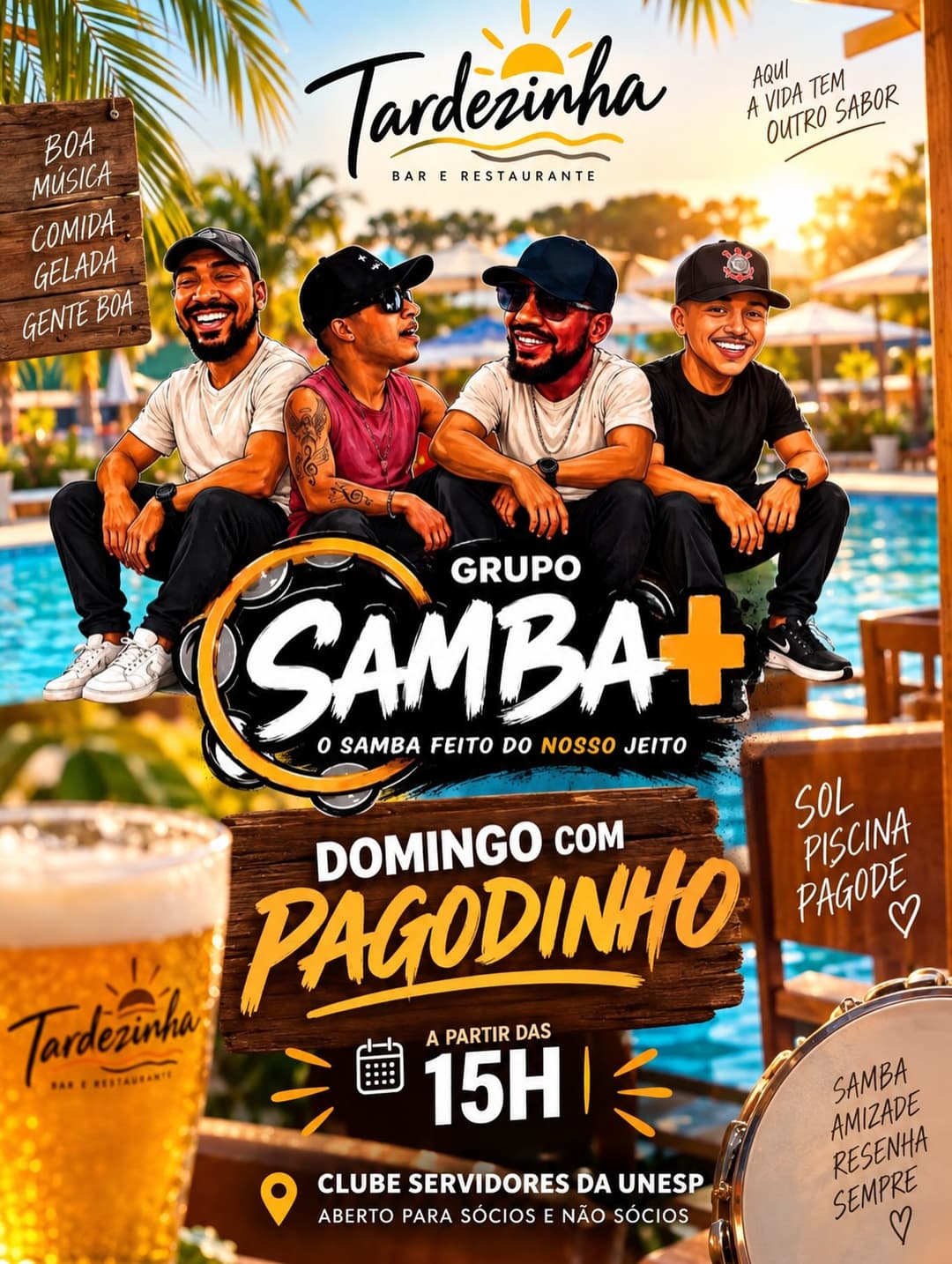 Flyer de Grupo Sambá