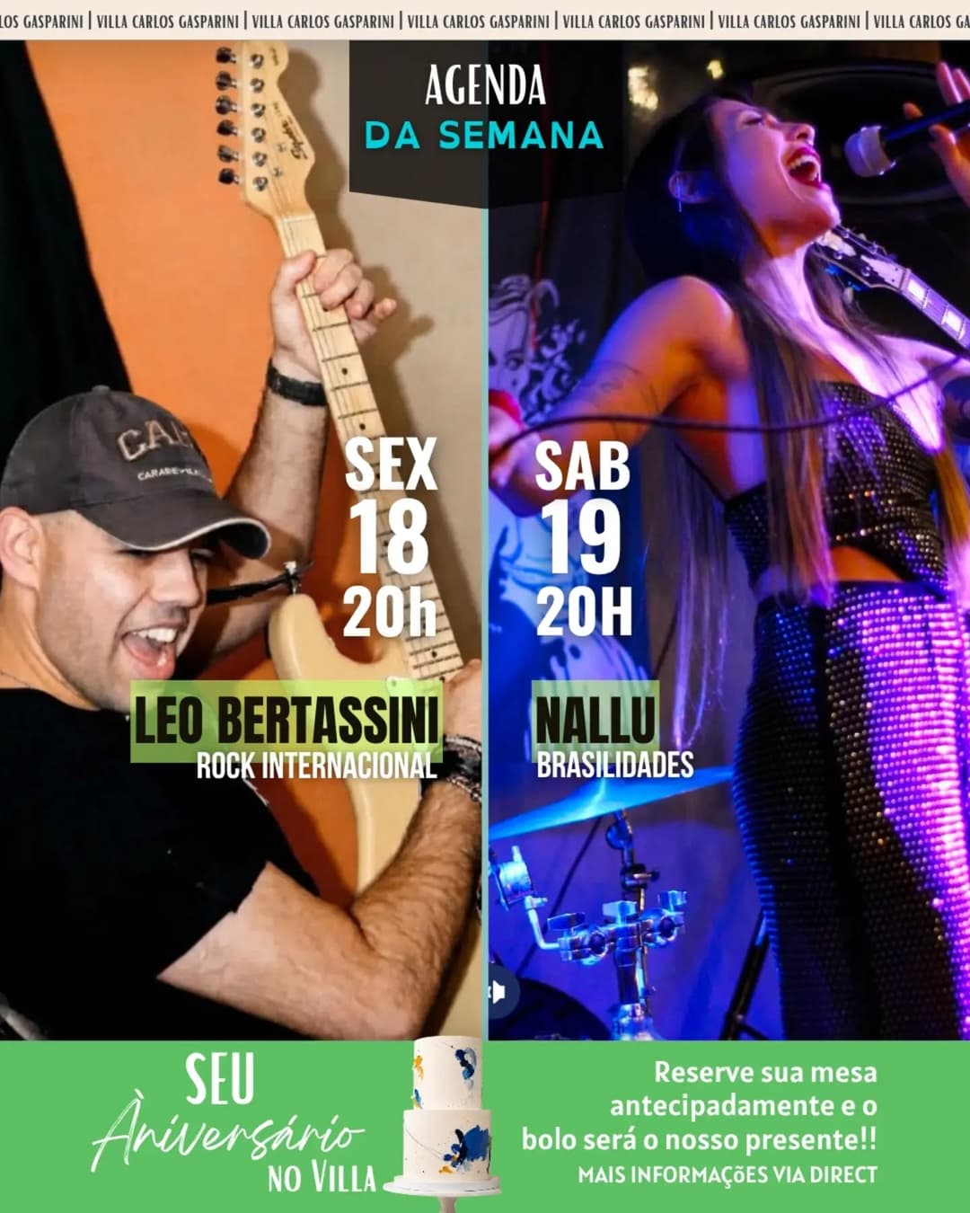 Flyer de Leo Bertassini