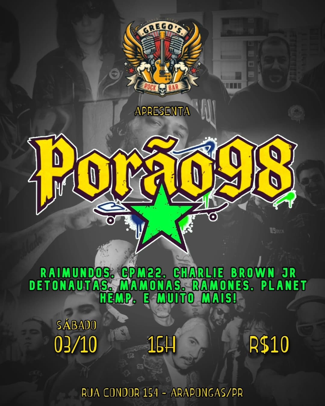 Flyer de Porão 98