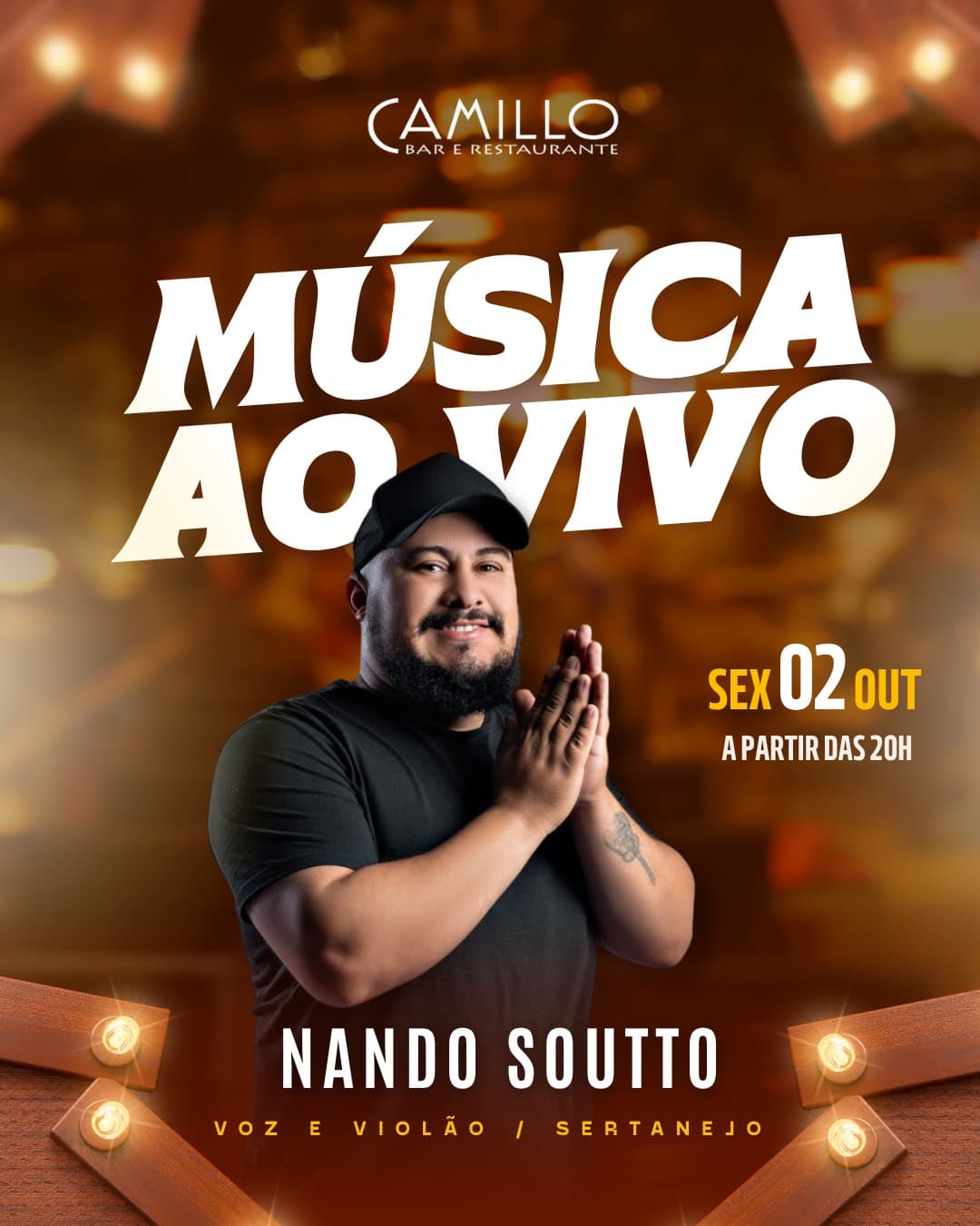 Flyer de Nando Soutto