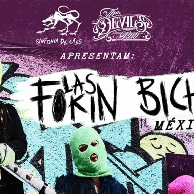 Flyer de Punho de Mahin, Agravo e Las Fokin Biches