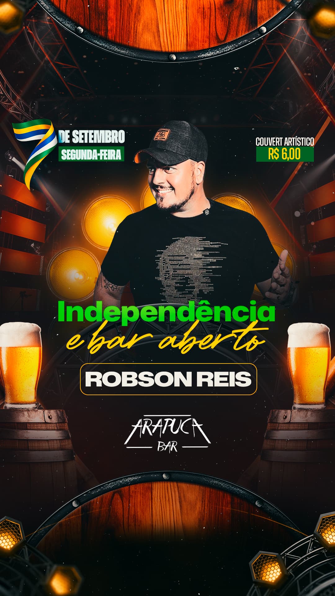 Flyer de Robson Reis