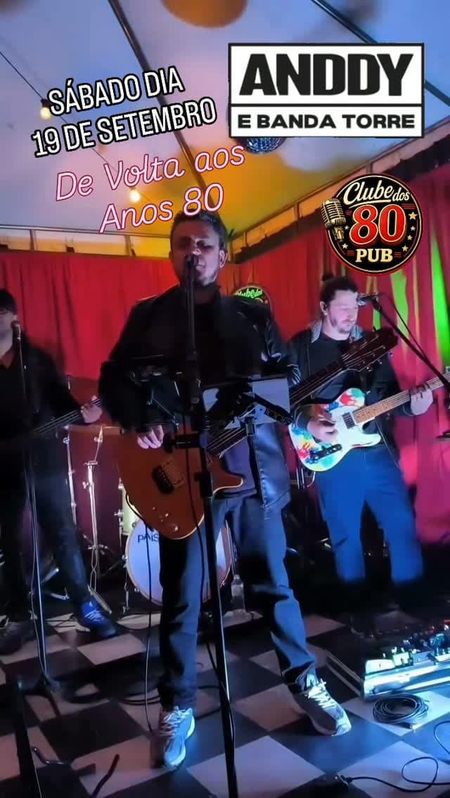 Flyer de Anndy e Banda Torre