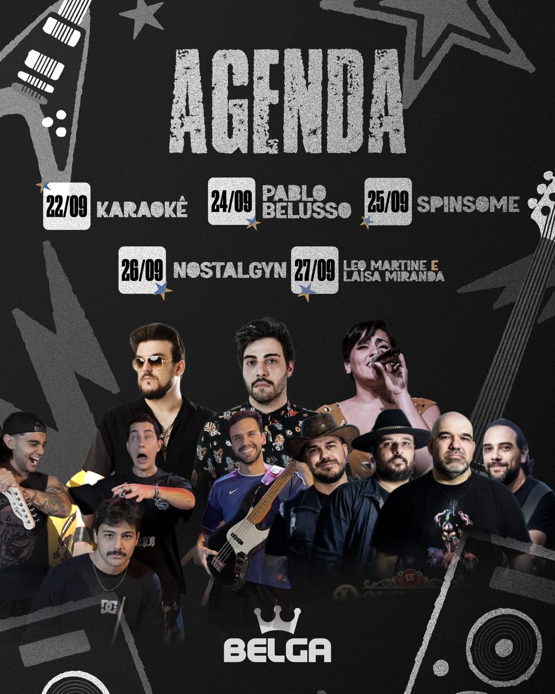 Flyer de Pablo Belusso