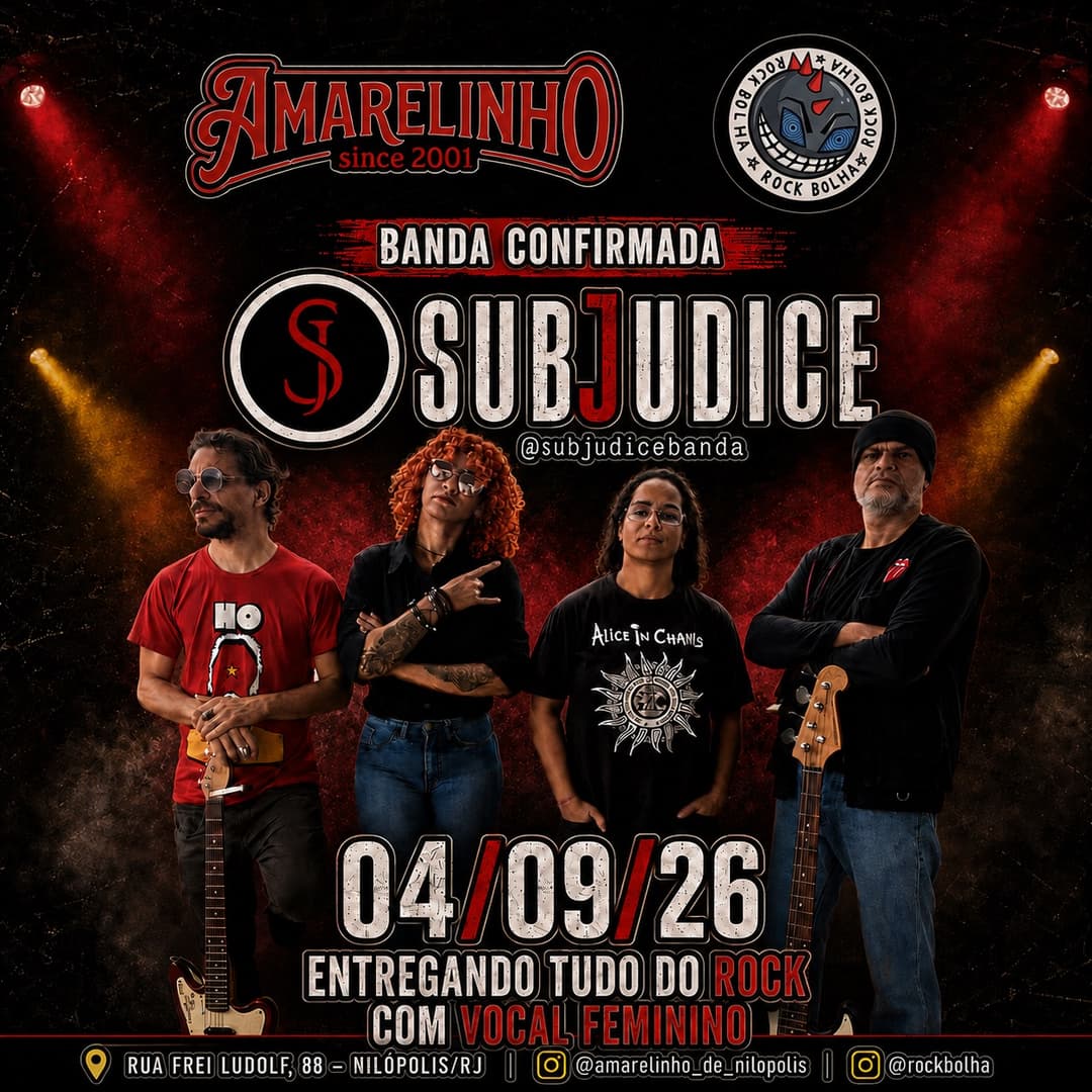 Flyer de Sub Júdice Banda