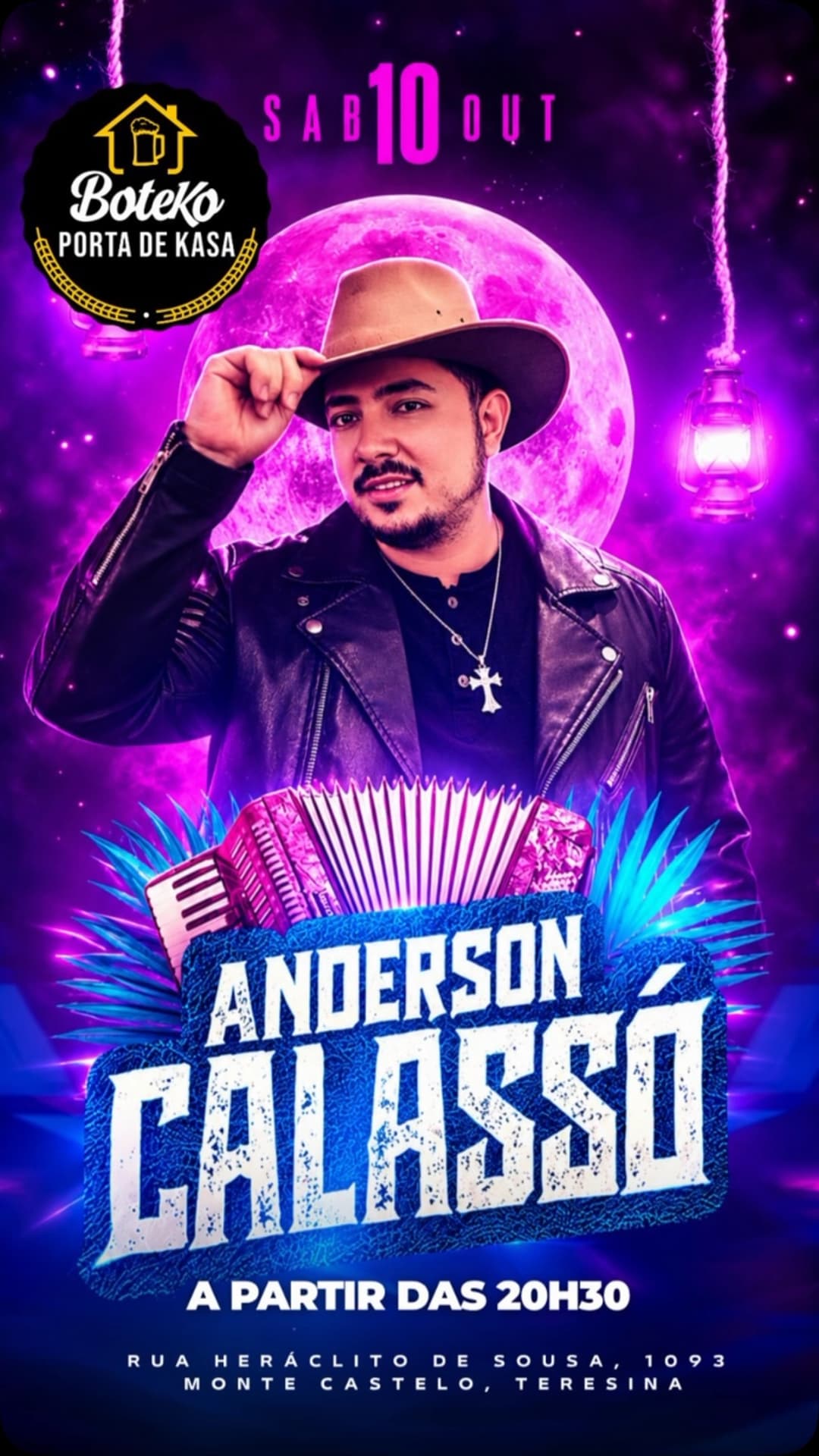 Flyer de Anderson Calassó