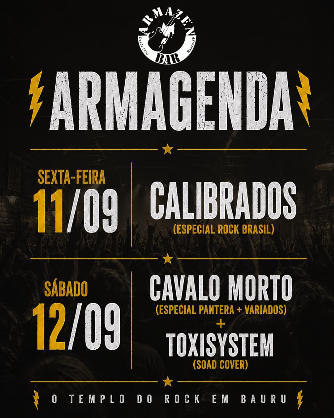 Flyer de Banda Calibrados