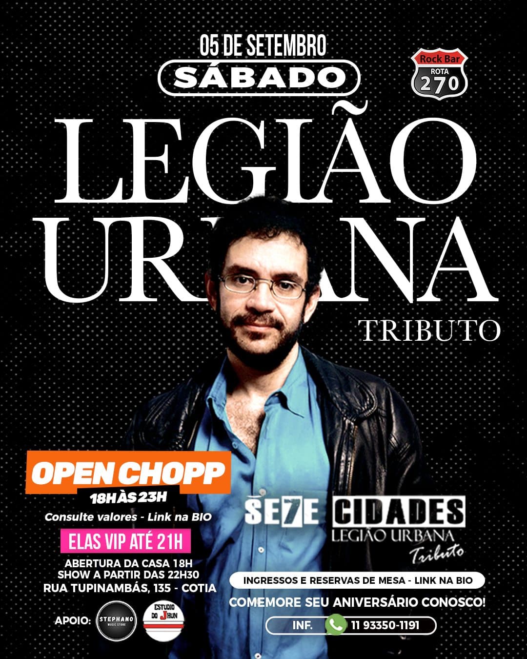 Flyer de Leigão Urbana Tributo