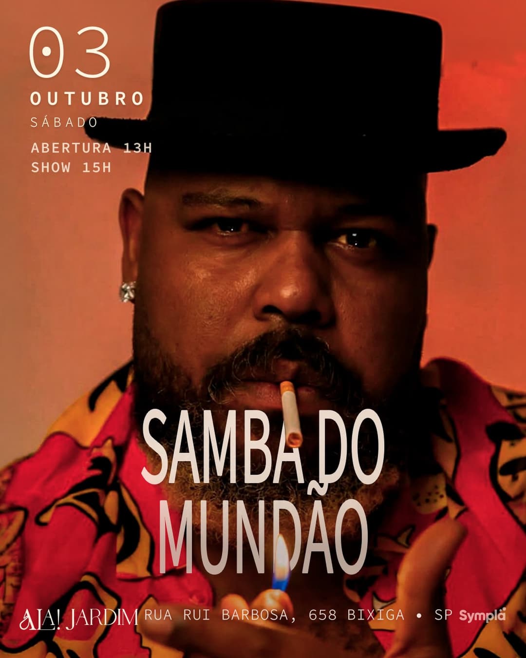 Flyer de Samba do Mundão