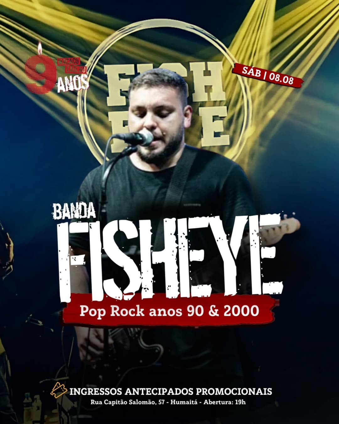 Flyer de Banda Fisheye