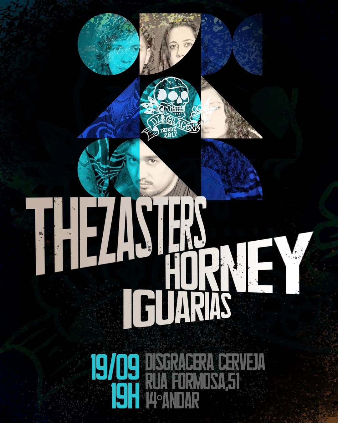 Flyer de The Zasters