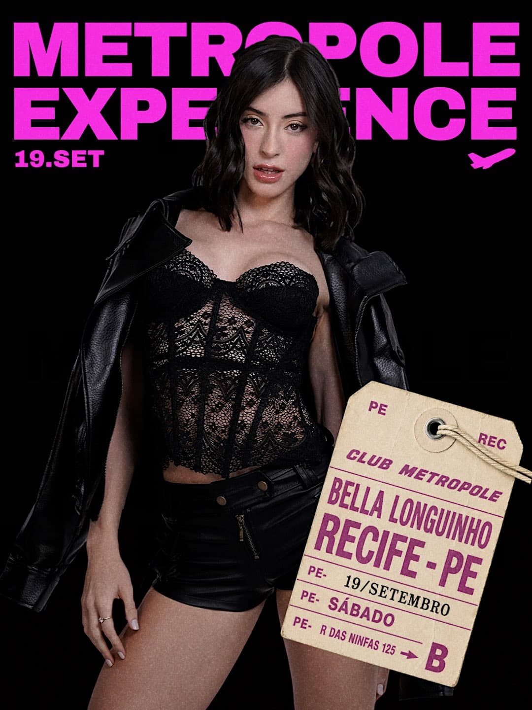 Flyer de Halessia e Bella Longuinho