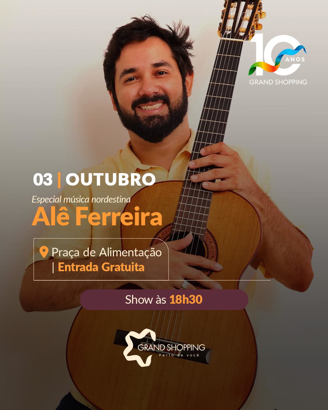 Flyer de Ale Ferreira