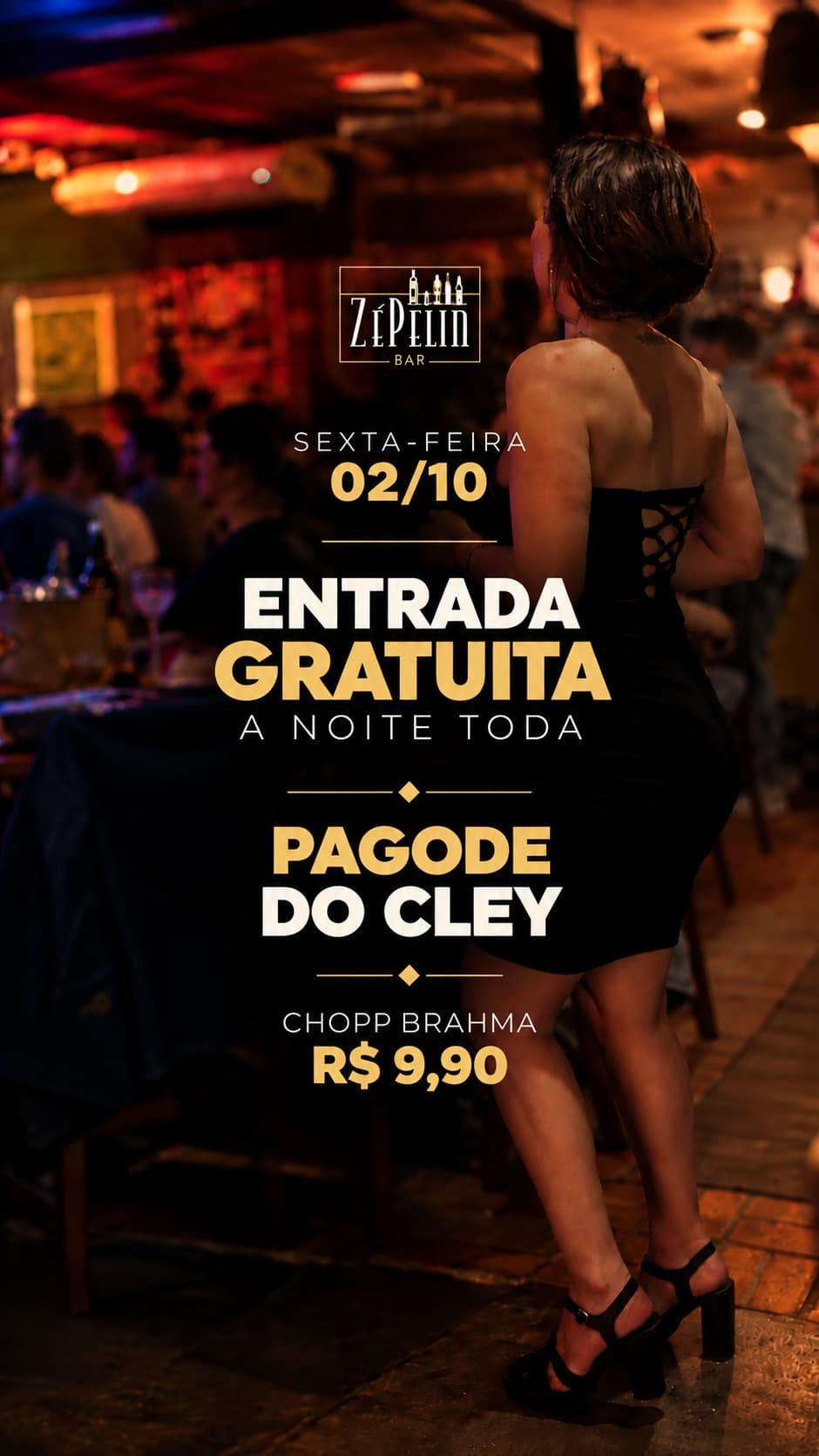Flyer de Pagode do Cley