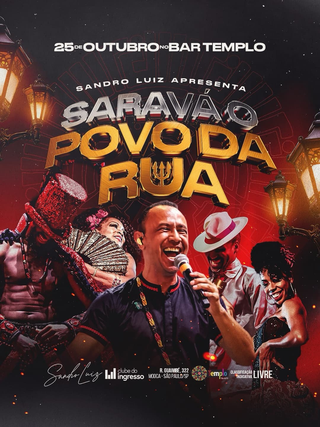 Flyer de Sandro Luiz